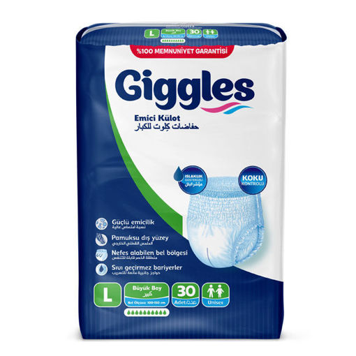 Giggles Emici Külot Large 30lu nin resmi