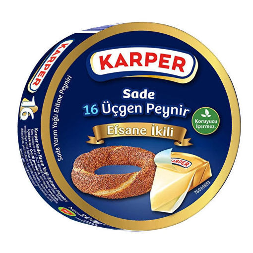 Karper Üçgen Peynir 16'lı 200 Gr nin resmi