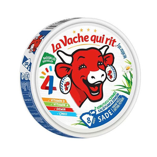 La Vache Qui Rit 8'Li Üçgen Peynir 100gr nin resmi