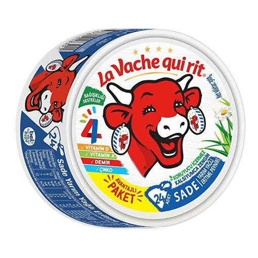 La Vache Qui Rit 24'Lü Üçgen Peynir 300gr nin resmi