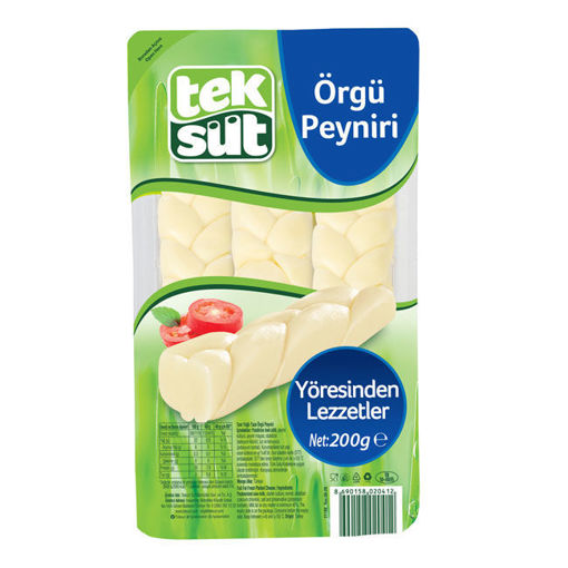 Teksüt Örgü Peyniri 200gr nin resmi