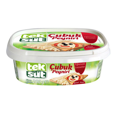 Teksüt Çubuk Peynir 200 Gr nin resmi