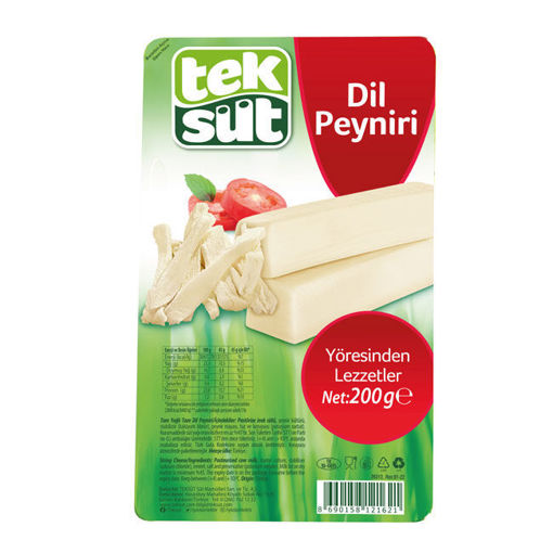 Teksüt Dil Peyniri 200gr nin resmi