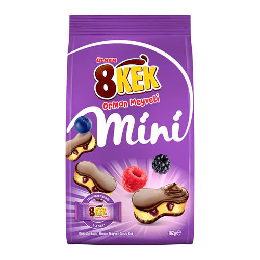 Ülker Dankek 8 Kek Mini Orman Meyveli 162 Gr nin resmi