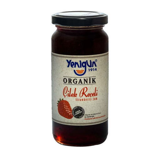 Yenigün Organik Çilek Reçeli 290 Gr nin resmi
