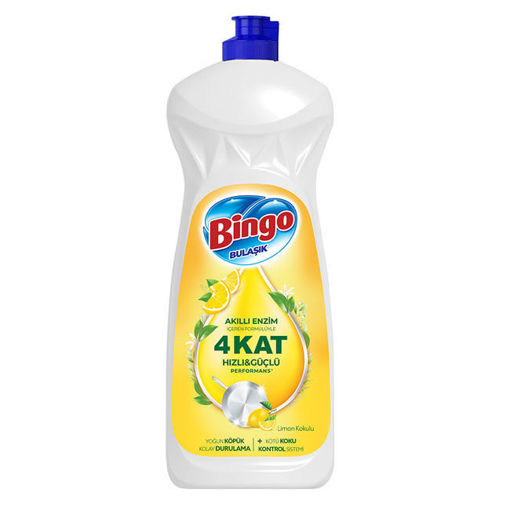 Bingo Sıvı Bulaşık Detarjanı Limon 1500 Ml nin resmi