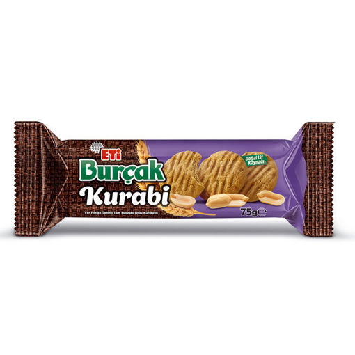 Eti Burçak Kurabi Yer Fıstıklı Tahinli 75 Gr nin resmi