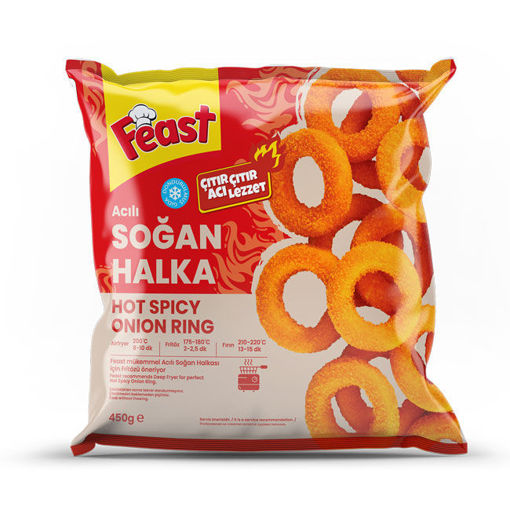 Feast Acılı Sogan Halka 450 Gr nin resmi