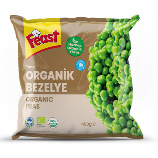 Feast Organik Bezelye 450 Gr nin resmi