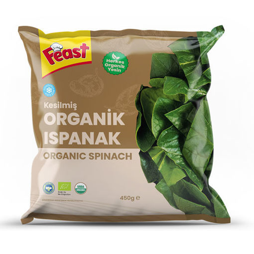 Feast Organik Ispanak 450 Gr nin resmi