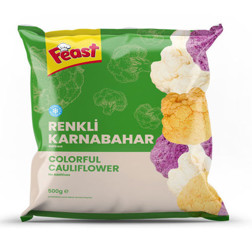 Feast Dondurulmus Renklı Karnabahar 500 Gr nin resmi