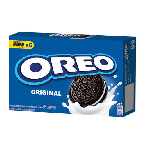 Oreo Vanilyalı Bisküvi 228gr nin resmi