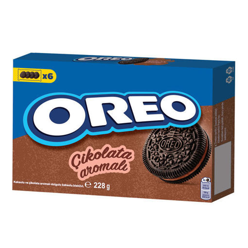 Oreo Çikolatalı Bisküvi 228gr nin resmi