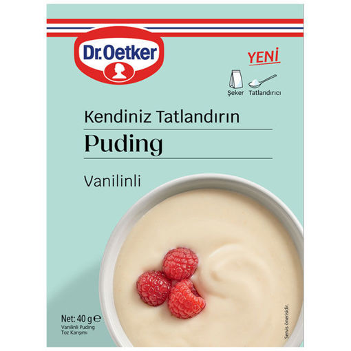Dr Oetker Kendiniz Tatlandırın Vanilyalı Puding 40 Gr nin resmi