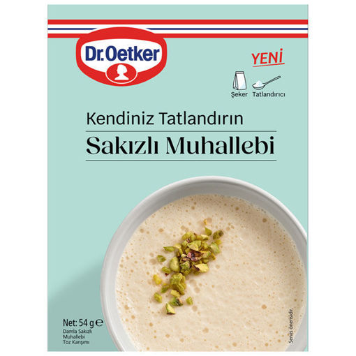 Dr Oetker Kendiniz Tatlandırın Sakızlı Muhallebi 54 Gr nin resmi