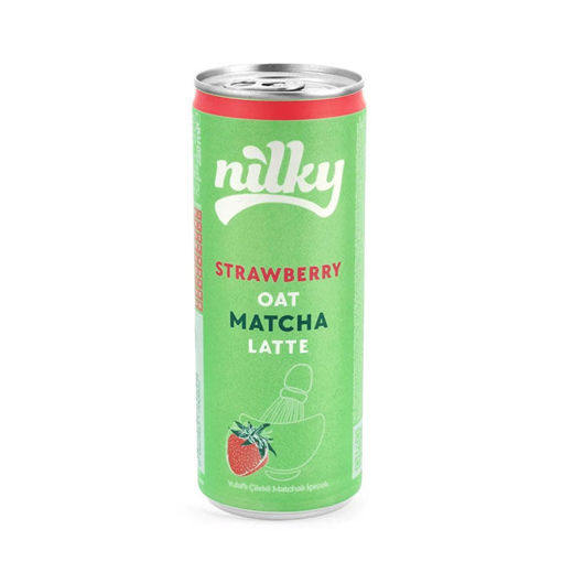 Nilky Yulaflı Çilekli Matcha Latte 250 Ml nin resmi