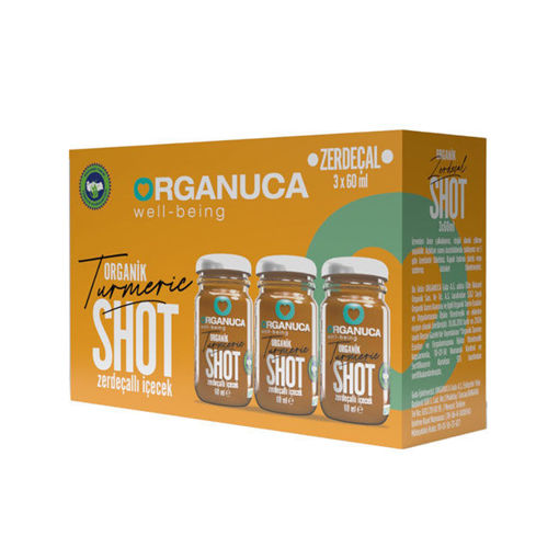 Organuca Zerdeçallı İçecek Shot 3 x 60 Ml nin resmi