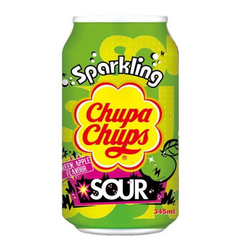 Chupa Chups Sour Green Apple 330 Ml nin resmi
