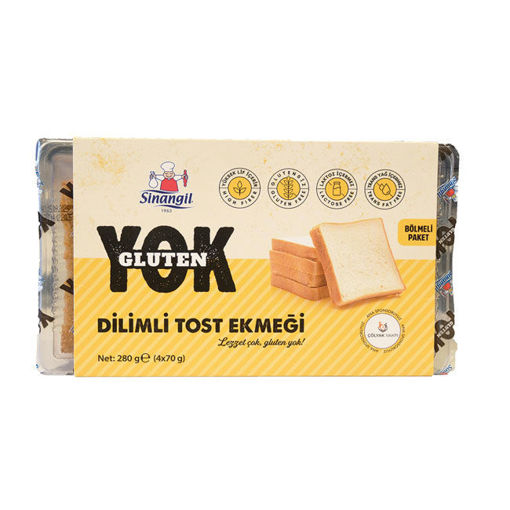 Sinangil Glutensiz Dilimli Tost Ekmeği 280gr nin resmi