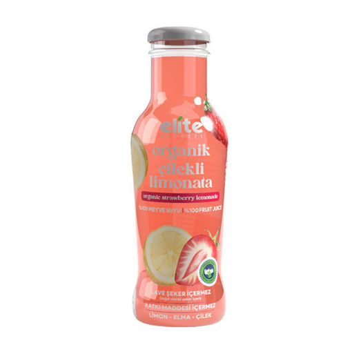 Elite Naturel Organik Çilekli Limonata 250 ML nin resmi