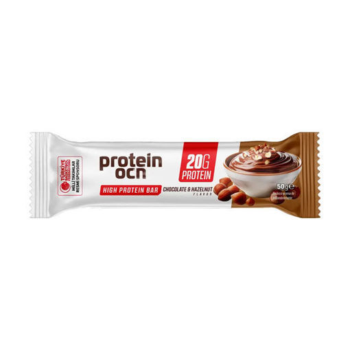 Protein Ocean Fındıklı Çikolata Protein Bar 50 gr nin resmi