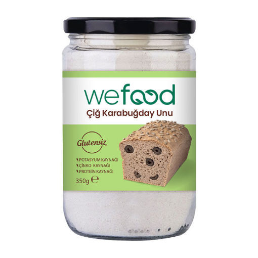 Wefood Glutensiz Karabugday Unu 350gr nin resmi