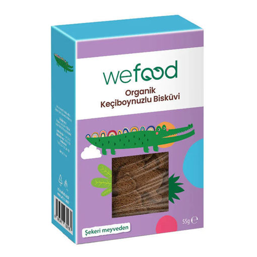 Wefood Kids Organik Keçiboynuzlu Bisküvi 55Gr nin resmi