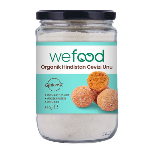 Wefood Organik Hindistan Ceviz Unu 320gr nin resmi