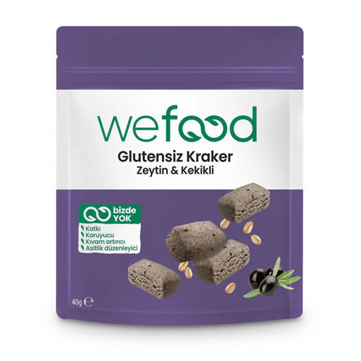 Wefood Zeytinli Kekikli Kraker 40 Gr nin resmi