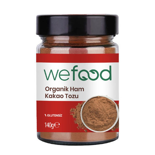Wefood Organik Ham Kakao Tozu 140 Gr nin resmi