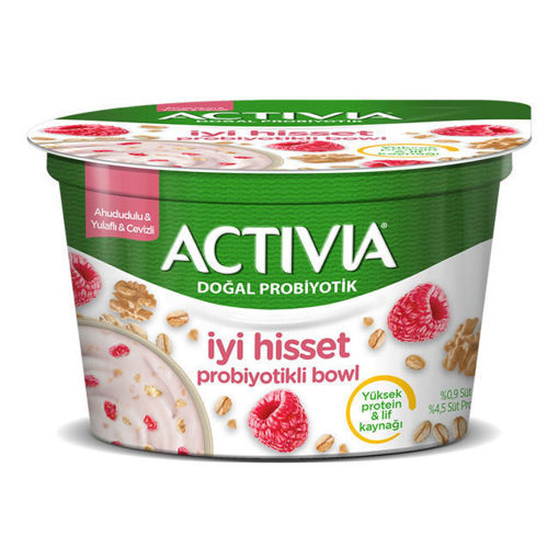 Activia İyi Hisset Probiyotik Bowl Ahududu Yulaf Ceviz 150Gr nin resmi