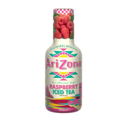 Arizona Ahududu Aromalı İçecek 450 Ml nin resmi