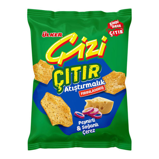 Ülker Çizi Çıtır Peynir&Soğan 50Gr nin resmi
