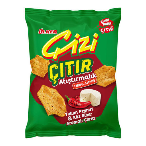 Ülker Çizi Çıtır Peynir&Köz Biber 50Gr nin resmi