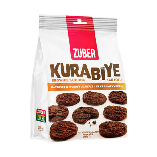 Züber Yulaflı  Kakaolu Kurabiye 80Gr nin resmi