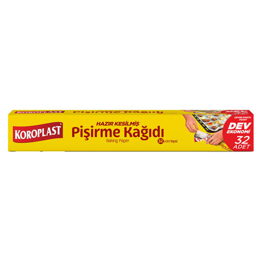 Koroplast Pişirme Kağıdı Hazır Kesilmiş 32'li nin resmi