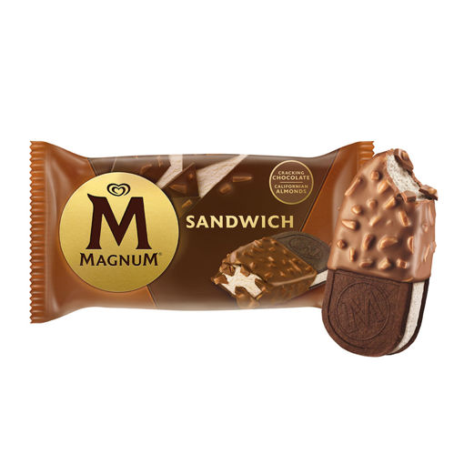 Magnum Sandwich Almond 140 Ml nin resmi