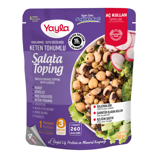 Yayla Keten Tohumlu Salata Toping 150 Gr nin resmi