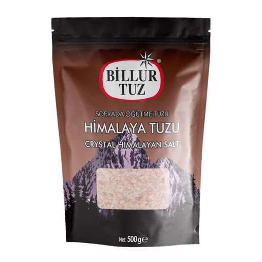 Billur Sofrada Öğütme Himalaya Tuzu 500 Gr nin resmi