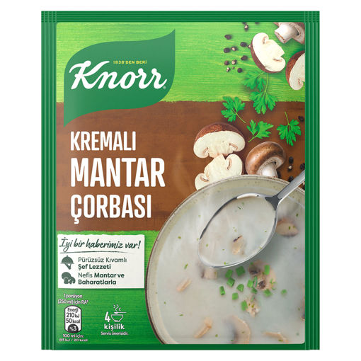 Knorr Kremalı Mantar Çorbası 63 Gr nin resmi