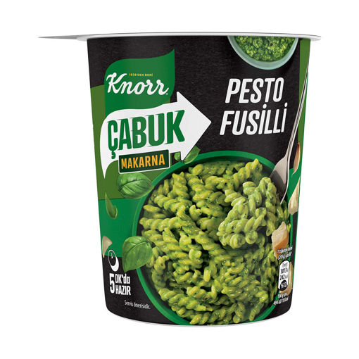 Knorr Çabuk Makarna Pesto Fusilli (Bardak) 65 Gr nin resmi