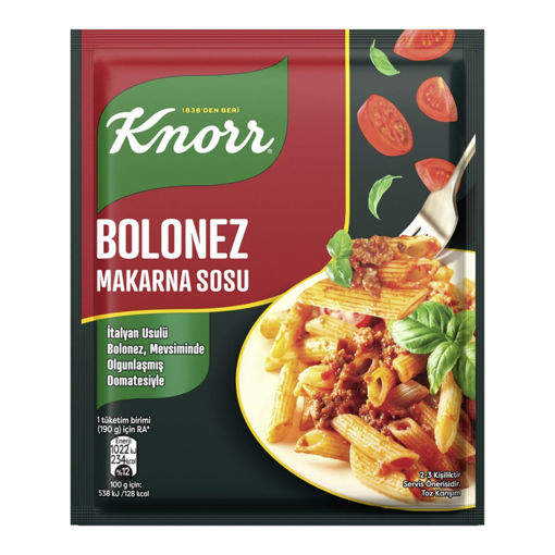 Knorr İtalyan Usulü Bolonez Makarna Sosu 45 Gr nin resmi