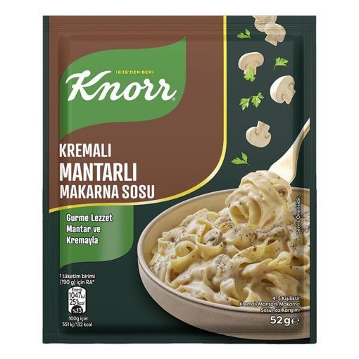 Knorr Kremalı Mantarlı Makarna Sos 52gr nin resmi