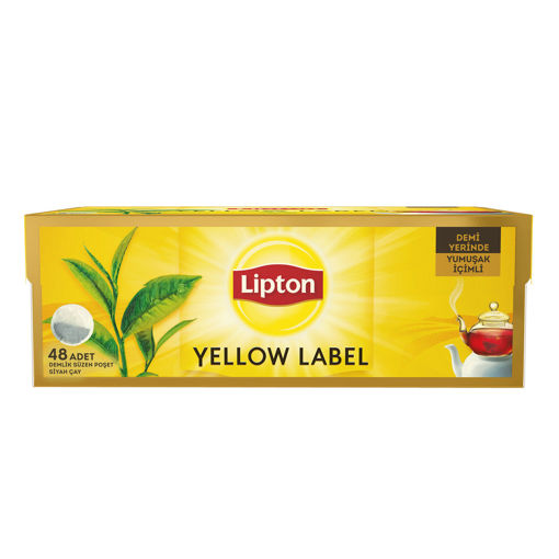 Lipton Demlik Poşet Çay Yellow Label 48'Li 153 Gr nin resmi