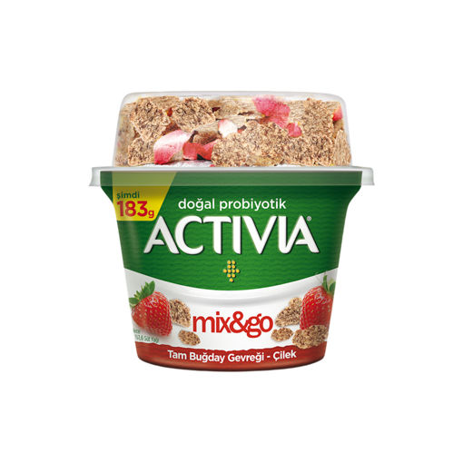 Danone Actıvıa Mıx & Go Çilek 183 Gr nin resmi