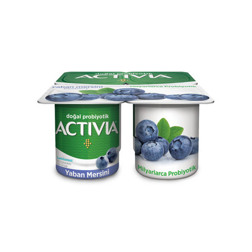 Activia Yaban Mersinli Probiyotikli Yogurt 4X100 Gr nin resmi