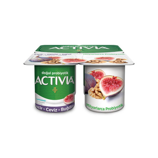 Activia Doğal Probiyotik İncir&Ceviz Yoğurt 4x100 Gr nin resmi