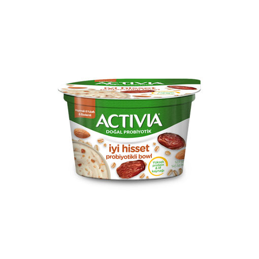 Activia İyi Hisset Probiyotik Bowl Hurma & Yulaf & Badem 150 Gr nin resmi