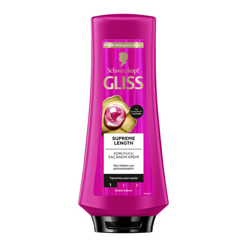 Gliss Supreme Length Saç Bakim Kremi 360ml nin resmi