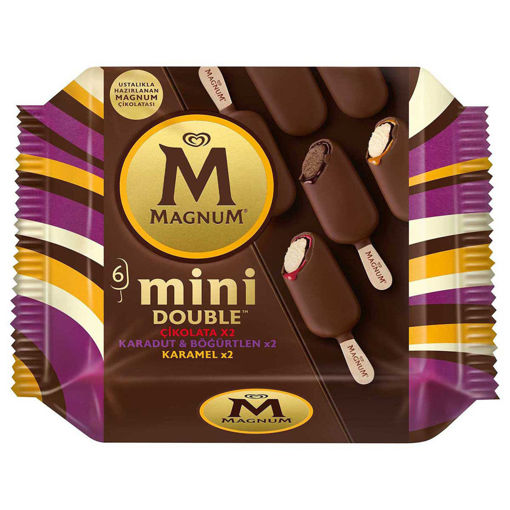 Magnum Mini Double Çikolata Karadut 6'lı Paket 360 Ml nin resmi